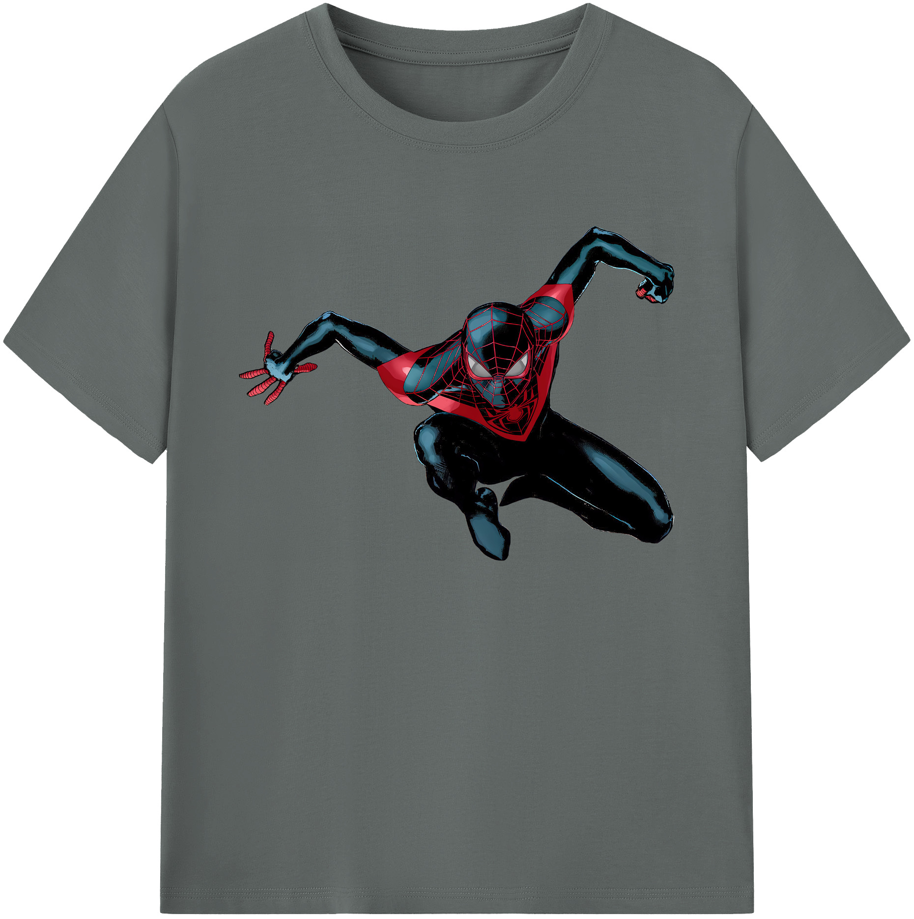 （画像用） Spider Man スパイダーマン 綿100％ メンズ半袖Tシャツ｜肌触りやわらか＆通気性